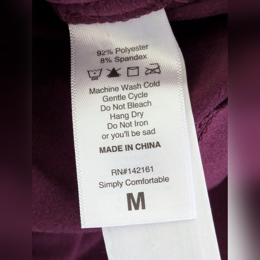 LuLaRoe Cami Set Cream and Purple Camisole Top - Picture 7 of 8